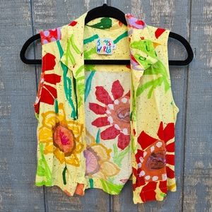 Vintage Jams World cropped button up